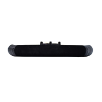 Volant de course modifié TIYPEOR en velours noir et PVC, 280 mm, pour simulateur de jeu de course