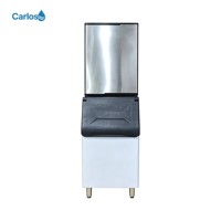 Machine à glaçons en cubes de grande capacité à haute efficacité, corps en acier inoxydable, refroidie par eau, pour restaurant