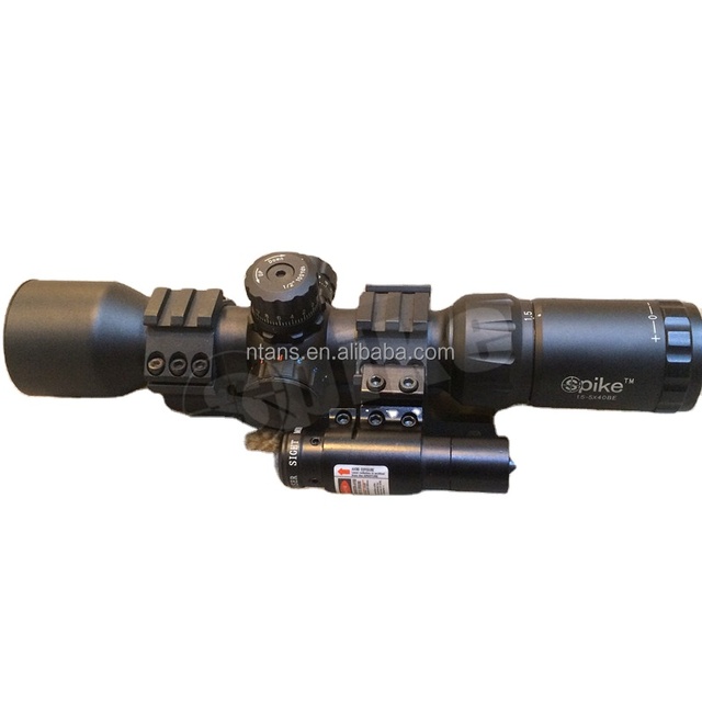 Spike 1.5-4X30 Red,green,blue  Scope /red Laser Sight Red Dot & Laser Scope