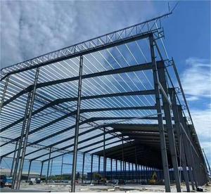 Edificio de Estructura de Acero Prefabricado de Estilo Moderno para Almacenes Metálicos Prefabricados y Plantas de Manufactura - Product Image 3