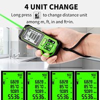 Huepar S2-LM60 télémètre Laser numérique intelligent Rechargeable 50M écran LCD