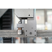 Scie à ruban métallique à double colonne entièrement automatique GS330 en gros, 330 mm, coupe de métal, alimentation automatique, mesure automatique, serrage automatique