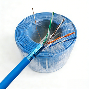 Câble réseau extérieur avec messagerie F/UTP Cat5e pour vente en gros, câble LAN FTP Cat5E 4 paires en acier 24AWG Ethernet - Product Image 4