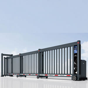 Puerta corredera telescópica <span class=keywords><strong>de</strong></span> acceso automático para coche - Product Image 3