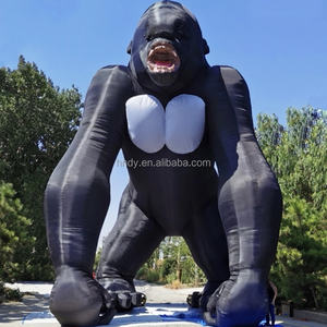Gorille gonflable en PVC personnalisé en usine, contrôle automatique, utilisation facile pour la publicité extérieure et la décoration des concessionnaires automobiles - Product Image 3