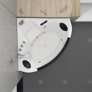 Bañera Acrílica Independiente para Parejas, Diseño Moderno, <span class=keywords><strong>Spa</strong></span>, Ideal para Hoteles, Precio Económico - Product Image 4