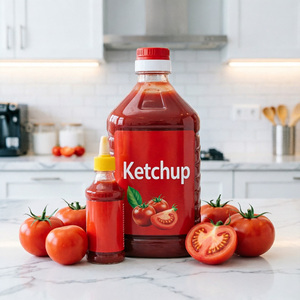 Pasta de <span class=keywords><strong>Tomate</strong></span> OEM en Cubeta <span class=keywords><strong>Gigante</strong></span> para Pizza, Sándwiches, Hamburguesas, Papas Fritas, Salsas para Hot Dogs, Cubeta Grande de Ketchup, China, 28-30 Por Ciento - Product Image 1