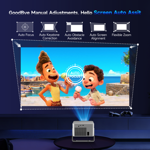 โปรเจคเตอร์ HY350 GT 1080P 4K ความสว่าง 900 ANSI ลูเมนส์ ระบบอัตโนมัติ รองรับ 5.0 3D พร้อมใช้งาน พกพาสะดวกสำหรับใช้ในบ้าน - Product Image 2