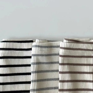 2023 été bébé pantalon pantalon côtelé élastique rayé pantalon enfants vêtements pour bébés enfants Leggings enfant en bas âge garçons fille vêtements - Product Image 3