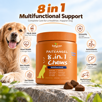Friandises Tendres pour Chiens 8-en-1 : Complément Multifonctionnel pour Articulations, Immunité, Peau, Pelage et Santé Intestinale – Sans Céréales, Saveur Poulet – Soin Santé OEM