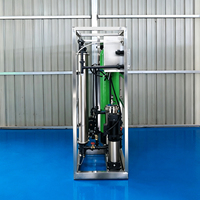 Système complet d'osmose inverse, station de traitement d'eau RO avec commande PLC, pompe/moteur pour la production d'eau pure potable