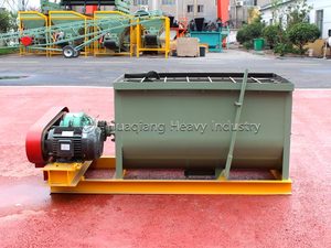 Miscelatore Orizzontale da Laboratorio da 200kg per Miscelazione di Fertilizzanti e Granuli - Product Image 2
