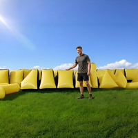 Huaao Football à bulles écologique en PVC gonflable, taille personnalisable, couverture d'obstacles extérieure pour adultes et enfants
