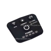 Bouton/clavier/souris en silicone personnalisable, durable, avec impression sérigraphique GPS