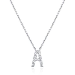 Thanh Lịch Thép Không Gỉ Ban Đầu Thư Mặ<span class=keywords><strong>t</strong></span> Dây Chuyền Vòng Cổ Thời Trang Đồ Trang Sức Bảng Chữ Cái Đồ Trang Sức Cho Phụ Nữ Quà <span class=keywords><strong>T</strong></span>ặng Vàng/Bạc/Rose Gold - Product Image 2