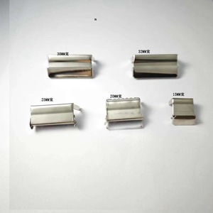 Clips de tirantes en forma de U de pico de pato plateado de acero inoxidable para pantalones al por mayor - Product Image 3