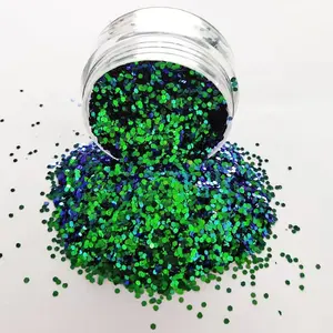Perlengkapan Liburan Lain Bubuk Glitter Perubahan Warna Kosmetik, Glitter Bunglon Grosir