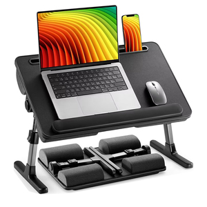 Tuyệt vời ROC Bán buôn máy tính xách tay <span class=keywords><strong>mini</strong></span> bảng gấp máy tính xách tay Máy tính để bàn đứng với quạt làm mát giường máy tính xách tay Khay bàn nghiên cứu bàn - Product Image 1