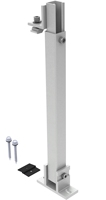 Supports de fixation murale et de balcon Amoy à angle réglable pour pattes avant et arrière, modèle à joint debout, garantie 10 ans