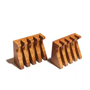 Portasapone in Legno di Teak Autodrenante Stile Semplice, Vassoio Antiscivolo per <span class=keywords><strong>Sapone</strong></span>, Supporto per Bagno e <span class=keywords><strong>Doccia</strong></span> - Product Image 2