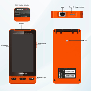 فيبر محمول <span class=keywords><strong>OTDR</strong></span>/1550nm 32/db عاكس ضوئي للمجال الزمني مع 10mw VFL - Product Image 5