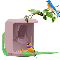 Caméra de mangeoire à oiseaux automatique intelligente AI Mangeoire à oiseaux intelligente à énergie solaire avec caméra