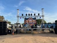 Sistema Modular Portátil de Aleación de Aluminio para Torre con Cabrestante Manual y Sección Superior para Elevación de Altavoces Line Array