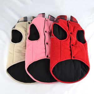 <span class=keywords><strong>Chaleco</strong></span> para perros de invierno y otoño al por mayor, ropa gruesa de lana <span class=keywords><strong>Polar</strong></span> de doble cara de Color sólido para perros, nuevo diseño 2025 - Product Image 2