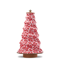 Lumières LED pour arbre de Noël brevetées, design pliable, rechargeables, à intensité variable, blanc chaud neutre, installation facile, portables