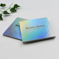 Vente en gros palettes holographiques fard à paupières fsc personnalisé 9 couleurs ombre à paupières luxe haut de gamme maquillage fard à paupières Palette avec votre logo
