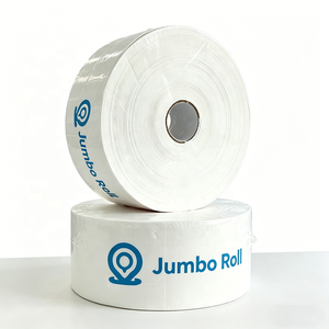 Papier toilette en rouleau jumbo commercial <span class=keywords><strong>JRT</strong></span> 2 plis 500m pour hôtels et hôpitaux, vente en gros - Product Image 1