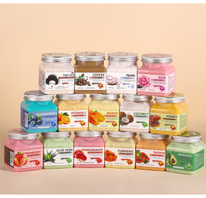 Gommage corporel naturel 350g au café et aux perles, exfolie la peau <span class=keywords><strong>de</strong></span> <span class=keywords><strong>poulet</strong></span>, éclaircit et adoucit la peau pour un éclat radieux, gommage corporel en marque privée - Product Image 1