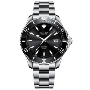 Montre mécanique pour homme en acier inoxydable, style simple et personnalisé - Product Image 3