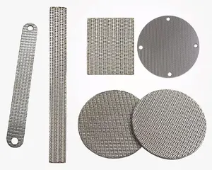 304 316 316l AISI 60 100 Micron Stainless Steel Sintered Wire Mesh Filter Mesh