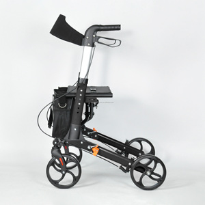 BQ1002B Rollator Walker de aluminio ajustable Rollator plegable <span class=keywords><strong>con</strong></span> <span class=keywords><strong>asiento</strong></span> cómodo <span class=keywords><strong>para</strong></span> personas mayores y <span class=keywords><strong>adultos</strong></span> - Product Image 4