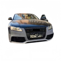Kit de mise à niveau du pare-chocs avant pour Audi A5, ensemble RS5 avec capot et phares avec découpes pour feux antibrouillard, état d'occasion