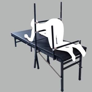 BDSM silla plegable cama portátil ginecología juguetes sexuales esclavo castigo restricción pierna abierta esposas Correa Bondage <span class=keywords><strong>sexo</strong></span> muebles cama - Product Image 1
