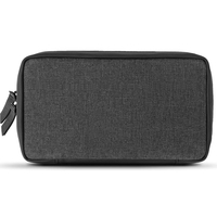 Pochette d'organisation électronique de voyage personnalisée OEM avec poche d'accès en toile durable pour câbles, chargeurs, cartes SIM et plus encore