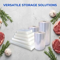 Sacs sous vide en PA/PE de qualité alimentaire en gros, emballage alimentaire transparent coextrudé, thermoscellable, imprimé UV personnalisé pour viande et volaille désossée