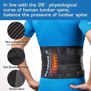 Offre spéciale Attelle de taille lombaire élastique Bon marché Protection du dos pour les douleurs à la taille - Product Image 4