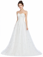 100% Nylon perle maille tissu poids moyen séchage rapide vêtement pour filles mariage robe de soirée bricolage photographie jupe ourlet