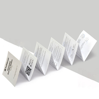 OEM Impression offset personnalisée sur papier d'art bon marché à trois volets Flyer avec dépliant plié Reliure Logo Publicité Brochure Affichage