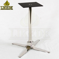 Base de table en acier inoxydable massif de qualité supérieure, base de table à manger moderne, robuste, pour restaurant, hôtel, bureau, mobilier
