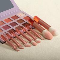 8 buah grosir Set kuas rias Mini Portabel de Maquiagem 3 warna Set rias profesional kit kuas rias wanita
