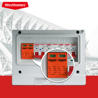 Dispositif de protection contre les surtensions Westhomes SPD 4P 275VAC In20kA Imax40kA Up1.5kV IEC pour panneaux électriques