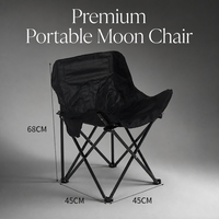 Chaise lune pliable avec 90 % d'économie d'espace, tissu haute densité et structure extérieure portable