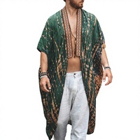 Blouson Bomber Unisexe Léger en Polyester Imprimé Floral Décoloré pour Homme, Style Décontracté de Plage, Été 2026