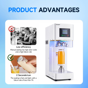 Fest tự động điện cốc nhựa niêm phong máy Pet lon thiếc đóng nắp niêm phong seamer đóng hộp có thể niêm phong máy - Product Image 3