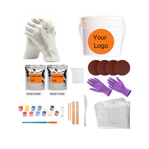 Kit de Polvo para Hacer Recuerdos 3D de Manos y Pies, 25g de Polvo para Clonar, 25g de Polvo para Modelar, para Parejas, Familiares, Amigos y Niños - Product Image 1