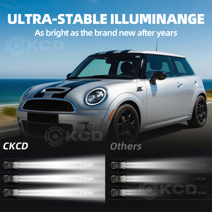 Phares RGB archaïques pour Mini Cooper R56 2007-2013 MINI Cooper S One <span class=keywords><strong>D</strong></span> R55 R57 R58 JCW CLUBMAN Convertible, phare avant LED - Product Image 5